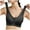 Black, variant on Lixiuxyad Womens Bras Push up Jelly Fabric Wire Seamless Seamless Comfortable Non Restraining Breathable Sports Bra