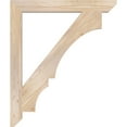 thumbnail image 3 of Ekena Millwork 3 1/2"W x 32"D x 38"H Balboa Slat Smooth Bracket, Douglas Fir, 3 of 4