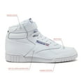 thumbnail image 3 of Zapatillas de básquet Reebok EX-O-FIT HI blancas, caña alta, talle 11.5, 3 of 7