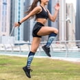 thumbnail image 6 of Lsque Moonlit Night Sea Sailboat Pattern Sport Compression Socks for Men & Women 15-20 mmHg Knee High Nurse Pregnant Running Medical and Travel Athletic, 6 of 6