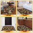 thumbnail image 4 of Ottomanson Boxes Area Rug 5' x 6'6" - Non Slip Low Pile Carpet, Multicolor, 4 of 9
