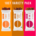 thumbnail image 2 of JONESBAR (18ct Variety Pack, 18 Bars (1 Box)), USDA Organic Fruit & Nut Bar, Non-GMO, Kosher, Vegan, Gluten Free, Simple Snack Bar, 2 of 11