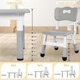 thumbnail image 5 of Pirecart Kids Table and 4 Chairs Set, Height Adjustable Toddler Art Desk for Reading Drawing Eating, Suitable for Ages 3-10, Gary, 5 of 10