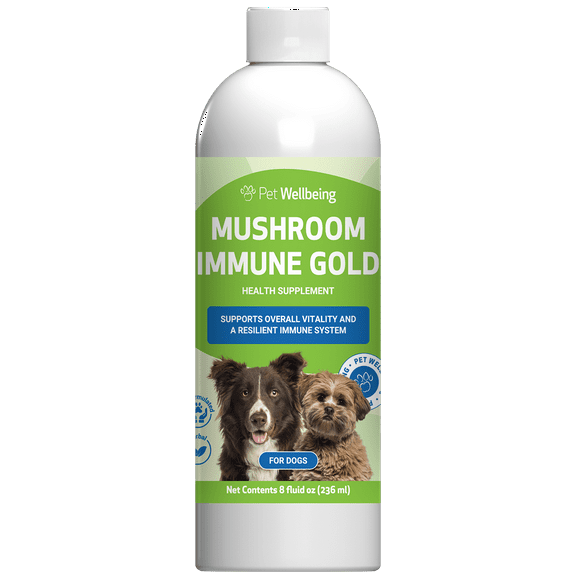 Pet Wellbeing - Mushroom Immune Gold for Canine Cancer Support 8oz