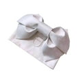 thumbnail image 1 of Kimono Obi Jacquard Pré-Noué avec Nœud et Sangle de Taille Yukata Robe Haori Cummerbund Blanc, 1 of 9
