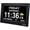 7" Black, variant on 7 Inch Calendar Clock - 12 Alarm Options, Level 5 Auto Dimmable Display,Extra Large Impaired Vision Digital Clock with Non-Abbreviated Day & Month (Black)