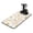 White-236, variant on Retro White Daisy Floral Mat, Absorbent Kitchen Mat for Counter, Boho Summer Bloom Dish Drying Pad, Under Coffee Maker Coffee Station Decor