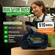 Datalogic PowerScan PM9501 + BC9030 – Industrial 910MHz Wireless Barcode Scanner