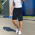 thumbnail image 7 of Bixox Men's Boho printed lightweight casual shorts, soft sleep shorts with pockets., 7 of 7