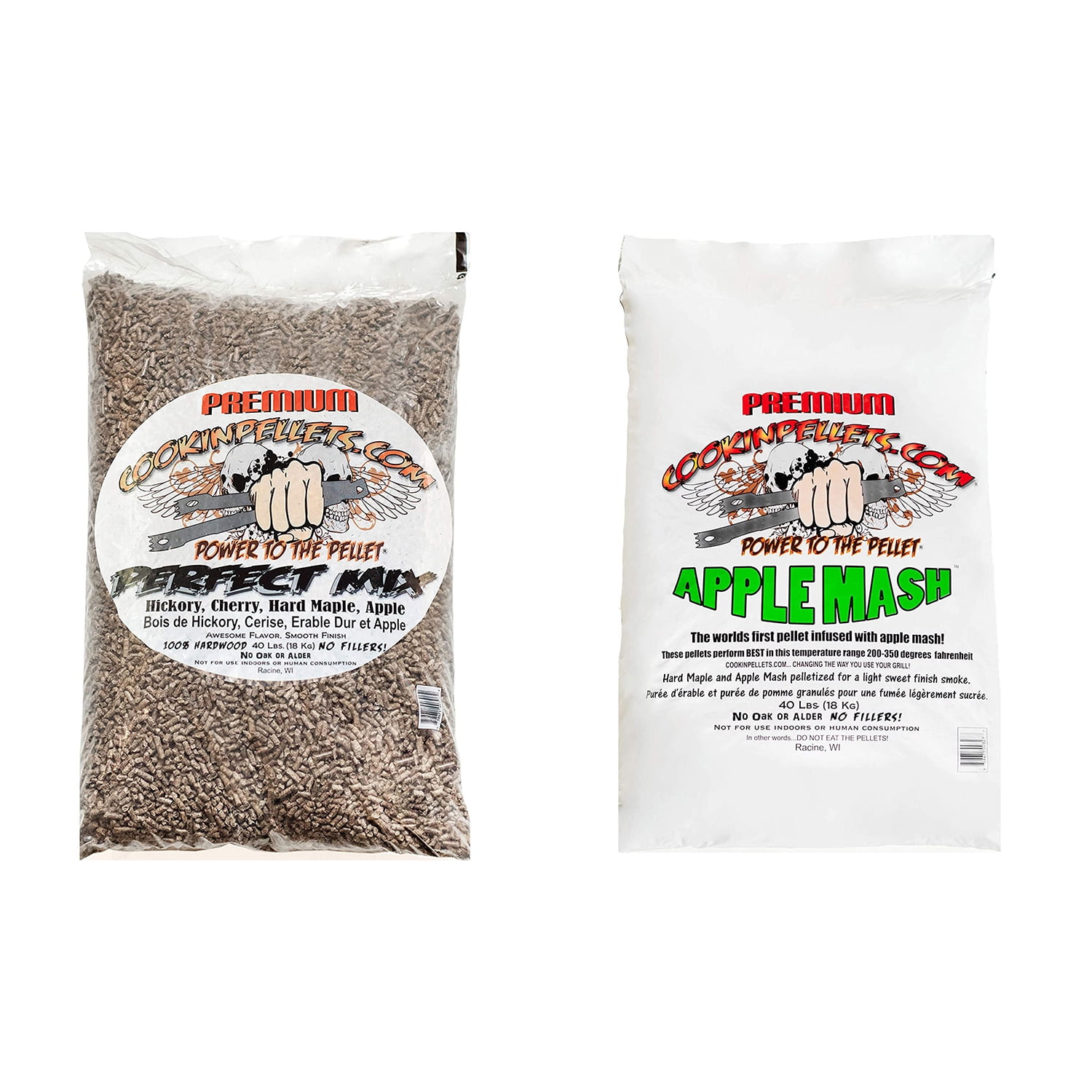CookinPellets Perfect Mix 5kg Smoking Pellets Smoker Tubes Gas Charcoal BBQ's