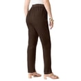 thumbnail image 3 of Roaman's Women's Plus Size Petite Plus Size Easy-Wear Straight Leg Jean, 3 of 5