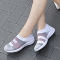 thumbnail image 2 of Zapatillas de deporte con calcetín para mujer, cómodas y transpirables, sin cordones, informales para caminar, 2 of 4