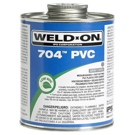 Ips Corporation Ips Weldon 12130 1/2 Pint Gray 704 PVC