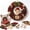 A, variant on 3D Christmas Fabric Wreath DIY Kit, DIY Patchwork Kit with Pattern and Supplies,Handmade Holiday Craft Decoration Set for Beginners Front Door