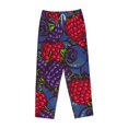 thumbnail image 4 of Balery Wild Berries print Women's Pajama Pants,Ultra Lightweight Pjs,Lounge Pant-Large, 4 of 9