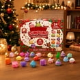 thumbnail image 5 of 24-Piece Collectible Dumpling Squishy Advent Calendar, Slow Rising Squeeze Toys, Perfect for Christmas Gifts & Home Festive Display, 5 of 5