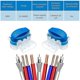 thumbnail image 5 of Conectores de cables de 3 vías, conectores de cables eléctricos, conectores de cables de caja 314, conectores de cable auto-pelantes, 60 unidades., 5 of 5