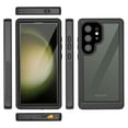 thumbnail image 4 of for Samsung Galaxy S24 Ultra Waterproof Case - Shockproof Dustproof Case with Built-in Clear Screen Protector, Full Body Heavy Duty Sealed Protective Cover for Samsung Galaxy S24 Ultra,Black, 4 of 11