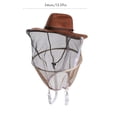 thumbnail image 3 of Full Face Beekeeping Veil, Bee Hat Stable Diameter 38cm  for Farm, 3 of 8