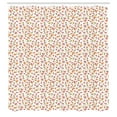 thumbnail image 3 of Ambesonne Burnt Orange Shower Curtain, Autumn Concept Leaves, 69"Wx84"L, Multicolor, 3 of 5