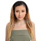 thumbnail image 5 of 5 hilos de pelo sintético trenza diadema peluca clásico grueso trenzas anchas elástico multicolor diadema mujeres aseo sombreros, marrón oscuro JAMW Sencillez, 5 of 5