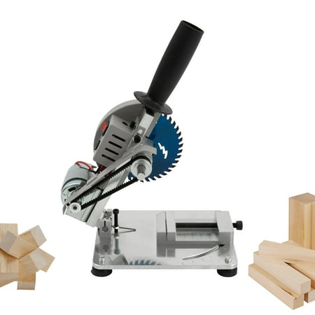 Miumaeov Mini Table Saw 4" 0-45° Miter Saw Portable Small Hobby Chop Saw Wood Soft Metal Plastic Cutting Machine Benchtop Cut-Off Miter Saw