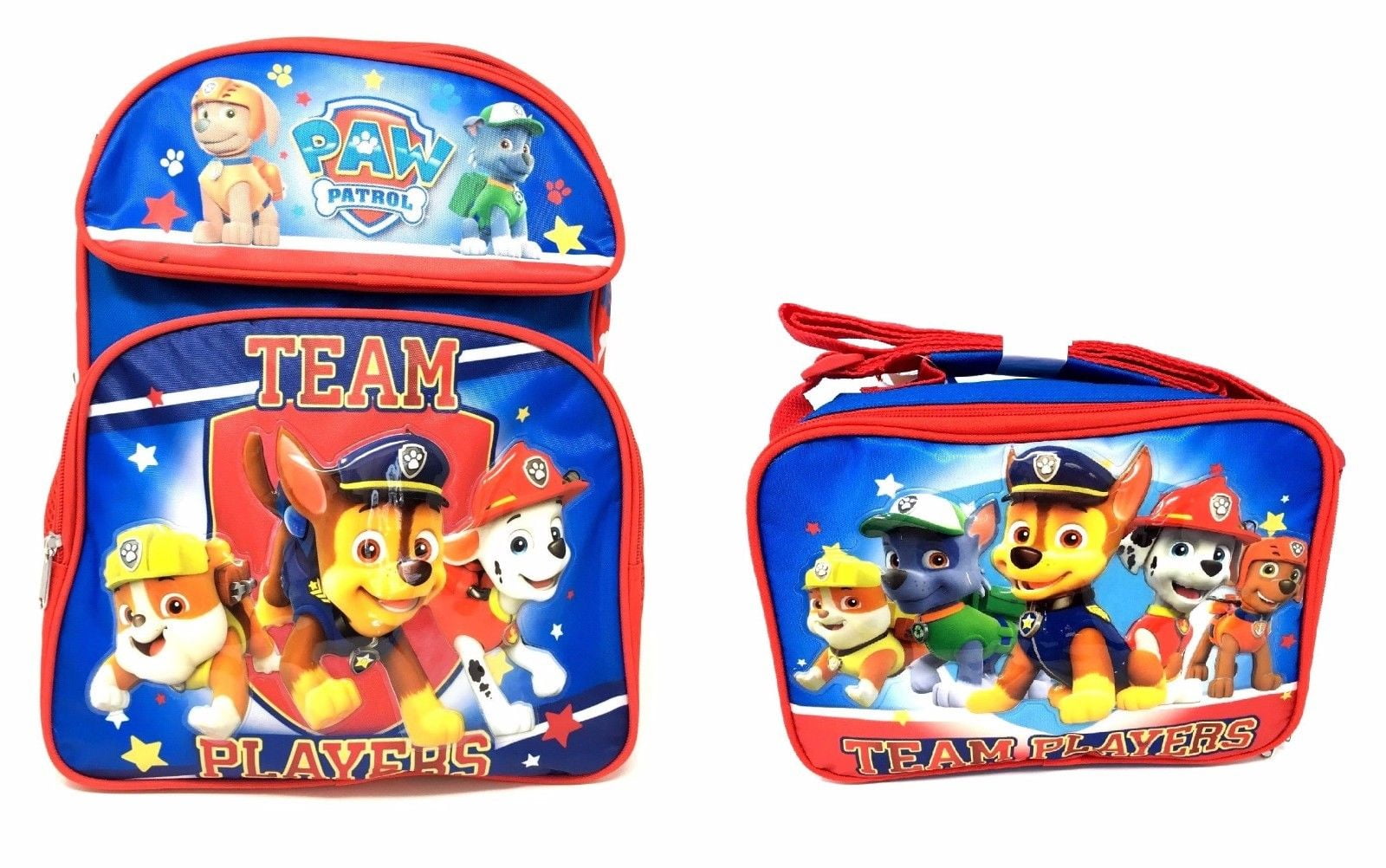 paw patrol backpack and lunchbox set