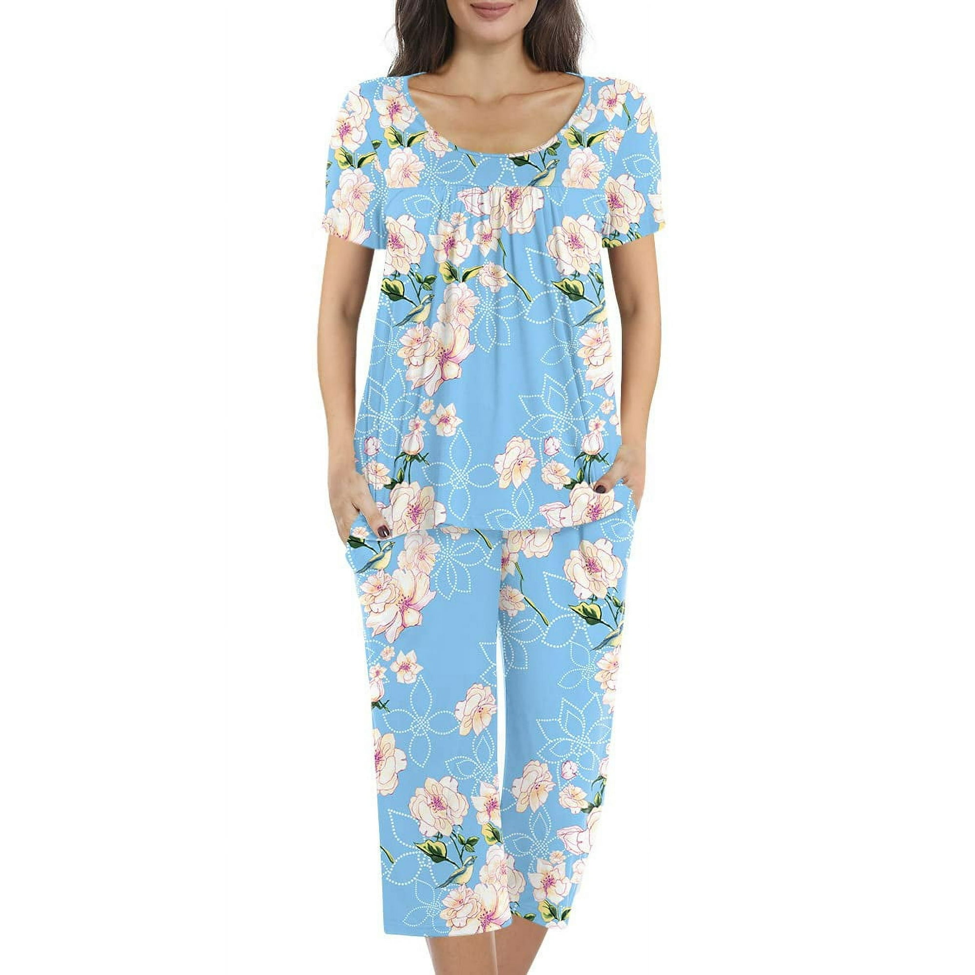 Ladies pjs with pockets sale