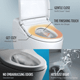 thumbnail image 2 of TOTO® WASHLET® G450 1.0 or 0.8 GPF Smart Toilet with Integrated Bidet Seat and CEFIONTECT®, Cotton White - MS922CUMFG#01, 2 of 5