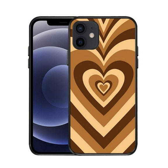 The Perfect Gift Women Cute Chocolat Love Heart iPhone 13 Silicone Cases for Fashionable for Girls and Women