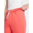 thumbnail image 4 of No Boundaries Soft Fleece Wide Leg Pants, 30” Inseam, 1 or 2-Pack, Women’s XXS-4X, 4 of 5