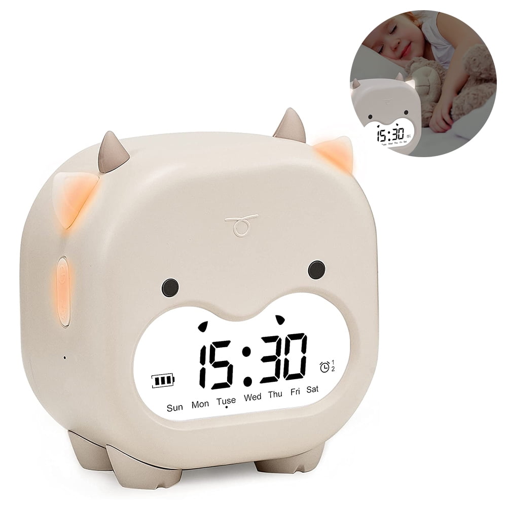 Kids Alarm Clock, Digital Alarm Clock for Bedroom Children's Sleep