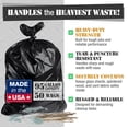thumbnail image 3 of Revestimientos para cubos de basura MaxiMite, de 95 a 96 galones, extra grandes, negros, 3 of 7