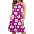 thumbnail image 1 of Vestido estilo suéter estampado sin mangas con cuello redondo para mujer OAVQHLG3B Store  lin121212, 1 of 4