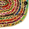 thumbnail image 4 of Jaipur Art And Craft Natural Cotton Jute Handmade Multicolor Chindi Reversible Braided Area Rug Rug Size - (2x3 Sq Feet), (24x36 Inches), (60x90 CM), 4 of 5