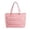Light Pink, variant on Women's Handbag, Lightweight Puffy Tote with Compartments, Shoulder Bag, for Travel, Work, Gym | Lightweight, Puffy, Quilted, for Travel, Work