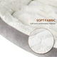 thumbnail image 2 of Cama para Perros Cojín Relajante para Perros De Cintura Media Cama para Gatos Lavable Cojín para Gatos Indestructible Cama para Gatos De Felpa Gris 56 * 46 * 17 Cm, 2 of 4