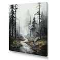 thumbnail image 2 of Designart "Finding Serenity on a Meandering Forest Road" Landscape & Nature Canvas Wall Art, 2 of 5