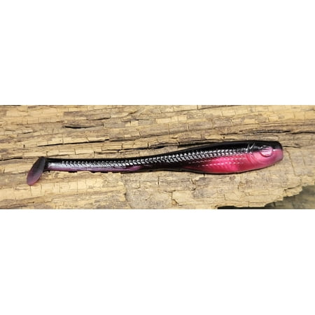 UPC: 0850728005333 | Down South Lures Super Model 5 Paddle Tail Swimbaits 6-Pack (Made in USA)