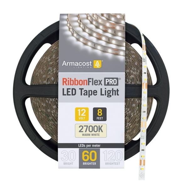 Armacost Lighting RibbonFlex Pro Cinta de luz LED blanca de 12 voltios 60 LED/metro