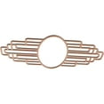 thumbnail image 2 of Ekena Millwork 30"W x 15"H x 8 1/4"IW x 14 1/4"IH x 3/8"T Elizabeth Wood Fretwork Pierced Ceiling Medallion, Cherry, 2 of 3
