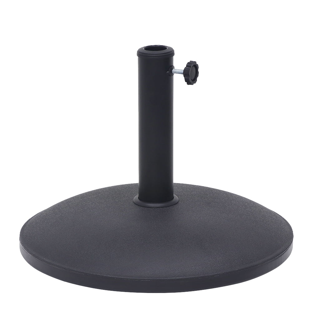 Abble 33 lbs. Patio Umbrella Base in Black, Sleek Design to Match Basic and Stylish Market Umbrellas