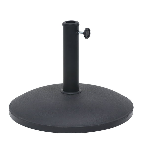 Kool 33 lbs. Patio Umbrella Base in Black, Sleek Design to Match Basic and Stylish Market Umbrellas