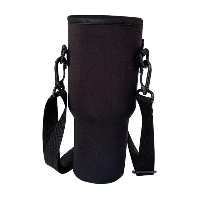 Funda Portabotellas Cola Estuche Para Botella De Agua Negro