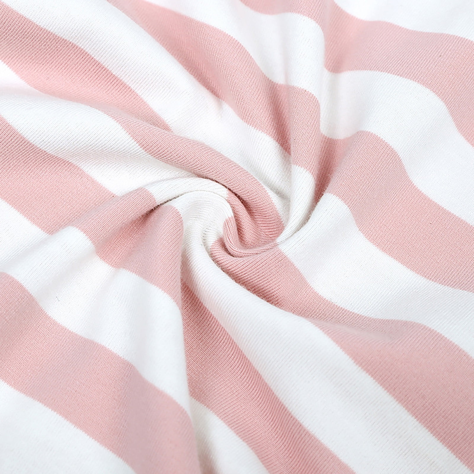 Baby Girls Boys Bodysuit Romper Pajamas Jumpsuit Short Sleeves Striped Sleeper Boy Clothes 9-12 Months