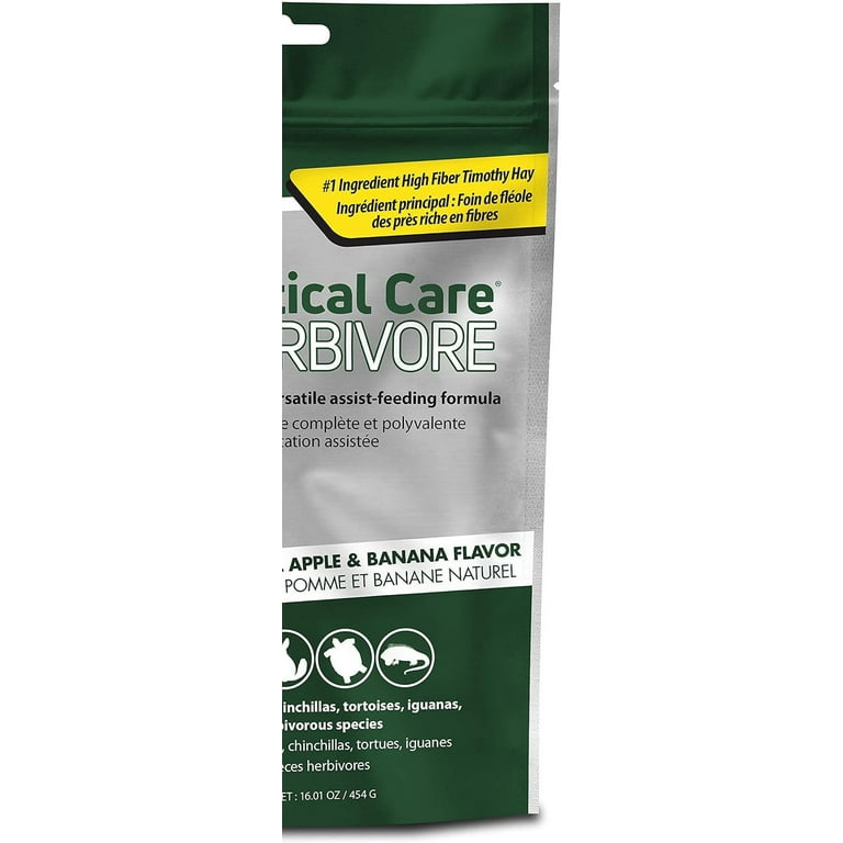 Oxbow Critical Care Probiotic Pet Food, Powdered Vitamins, Manzana