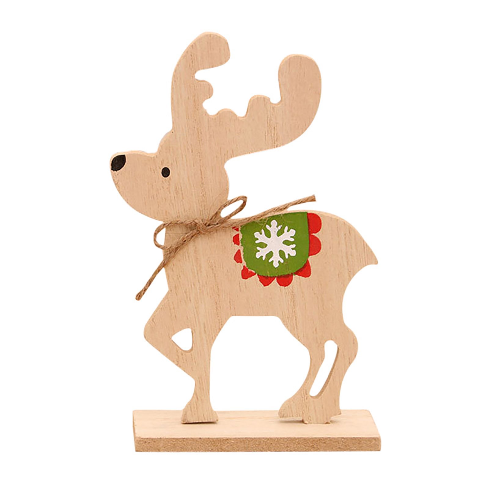 Veki Christmas Wooden Tabletop Decoration Window Display DIY Assembly