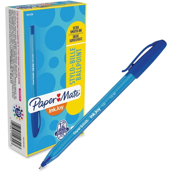Paper Mate, PAP1951256, Inkjoy 100 ST Ballpoint Stick Pens, 12 / Dozen