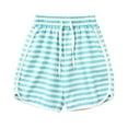 thumbnail image 2 of XDZJLR Shorts for Girls Little Child Boy And Casual Striped Pattern Breathable Beach Short, 2 of 7