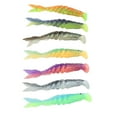 thumbnail image 4 of Environmentally Friendly Soft Fishing Lures Multi-Section Paddle Tail Swimbaits For Predator Fish With Realistic Tail Movement 15cm three strips in box, 4 of 9